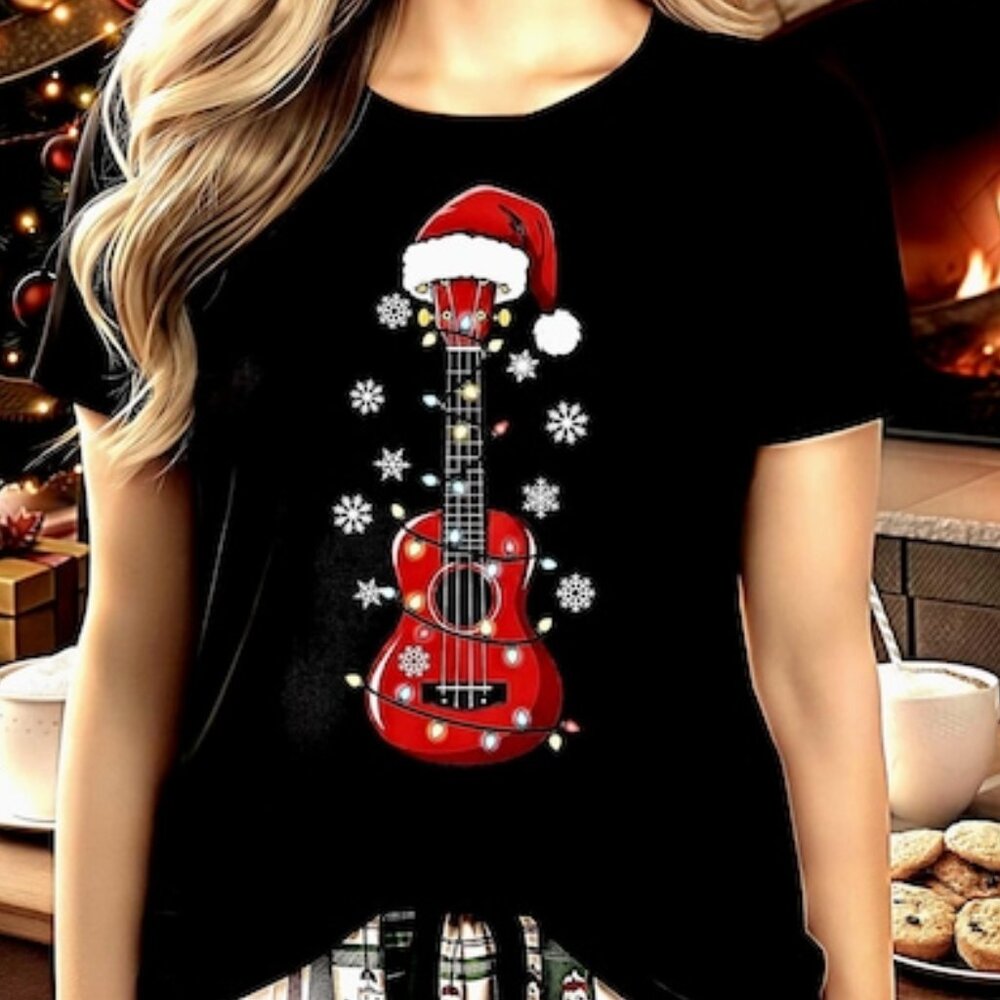 Christmas T-shirt, Vintage Christmas Graphics Tee, Unisex Tee - Picture 1 of 3